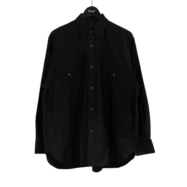COMOLI（コモリ） コットン ウエスタンシャツ ブラック サイズ：1 