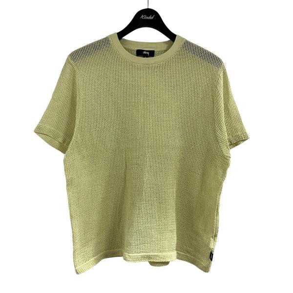 STUSSY（ステューシー） メッシュTシャツ イエロー サイズ：S