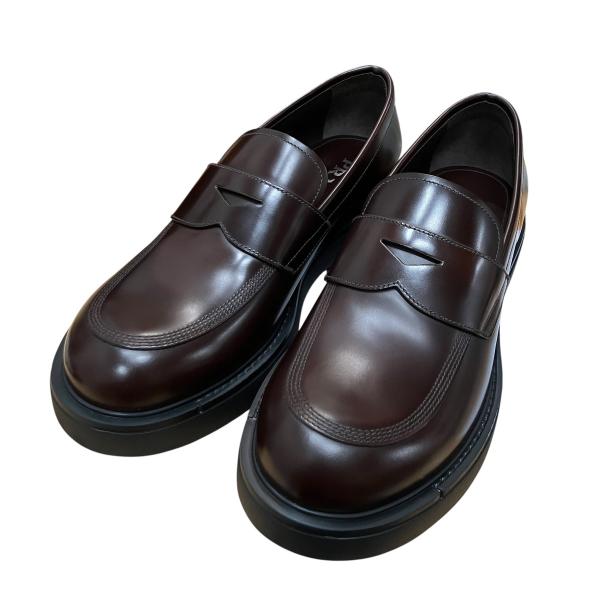 PRADA（プラダ） 【値下げ】PRADA ローファー ブラウン サイズ：8 1/2