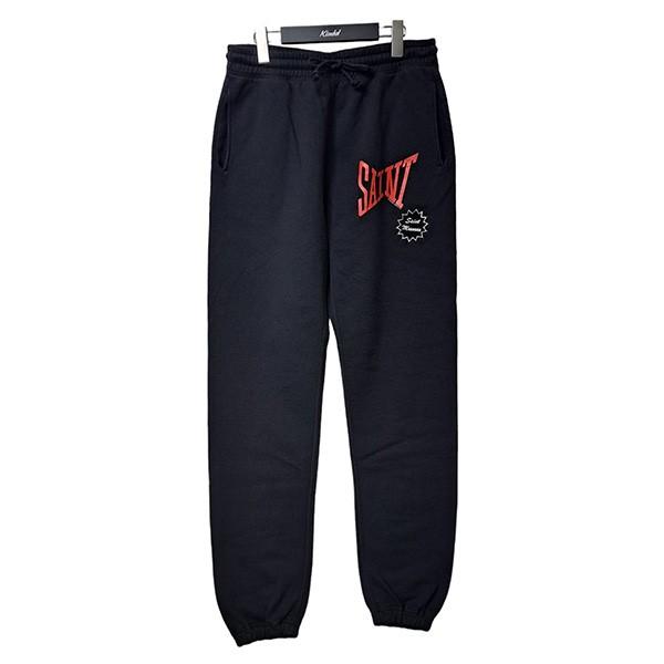 セントマイケル SAINT MICHAEL 24SS ワッペンプリントスウェットパンツ 