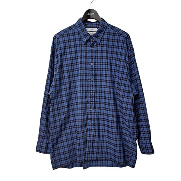 グラフペーパー Graphpaper Thomas Mason Regular Collar Shirt 
