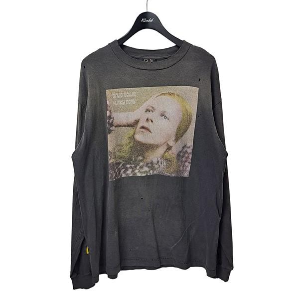 SAINT MICHAEL DAVID BOWIE L/S TEE S 22AW