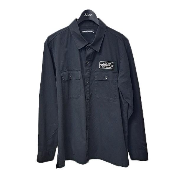 『NEIGHBORHOOD』　クラシック　ワークシャツ　21SS 紺　【M】 NEIGHBORHOOD（ネイバーフッド） NEIGHBORHOOD 21SS CLASSIC WORK C