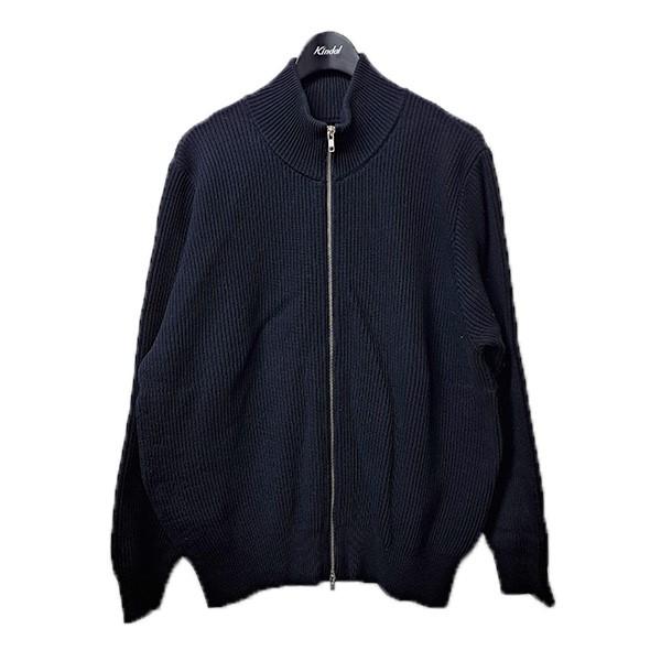 ヨネトミ Yonetomi MERCERIZED COTTON RIB KNIT BLOUSON ドライバーズ 