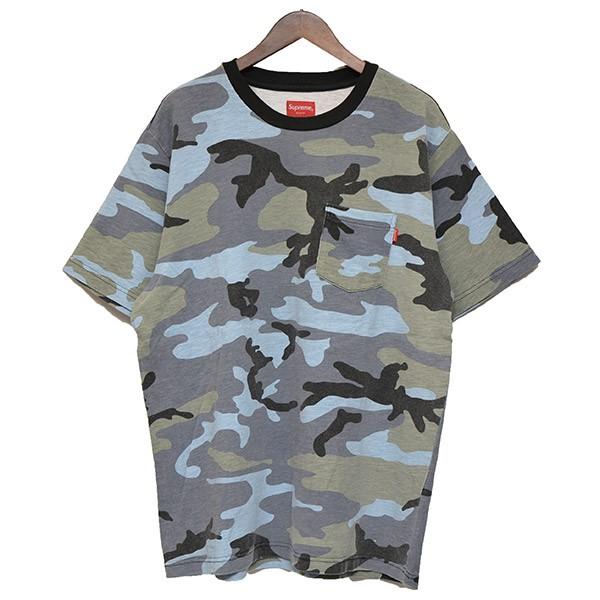Supreme シュプリーム 2018SS Pocket Tee カモフラポケットTシャツ  