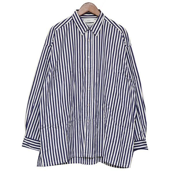 Graphpaper THOMAS MASON 長袖シャツ サイズ1 Graphpaper×Thomas mason オーバーサイズストライプシャツ