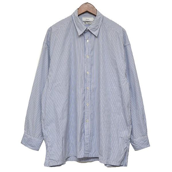 Graphpaper×Thomas mason オーバーサイズストライプシャツ