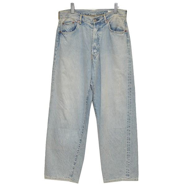 コモリ COMOLI 2022SS デニム5Pパンツ ブリーチデニム ライト  