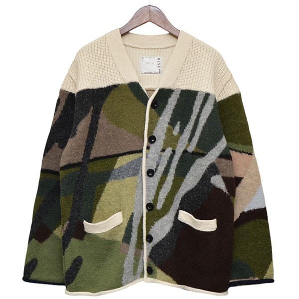 新品サカイカウズカーディガンknit サイズ2 sacai kaws