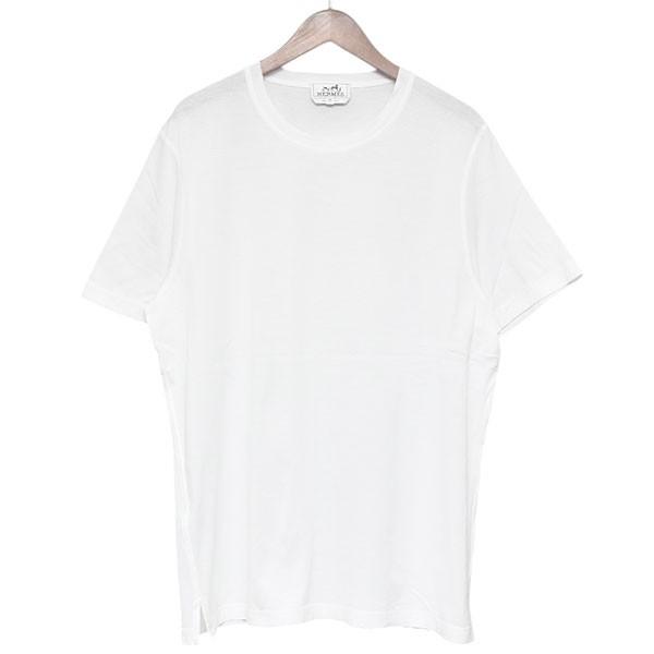 HERMES（エルメス） 【値下げ】HERMES 裾H刺繍クルーネックTシャツ 