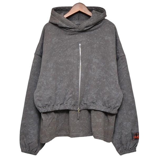 シュウマン SYUMAN． 2024AW Layerd double-Hoodie レイヤードパーカー 