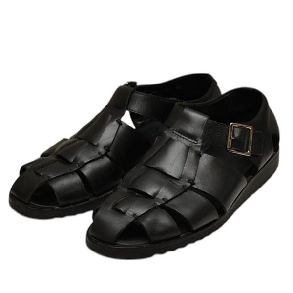 パラブーツ PARABOOT グルカサンダル ブラック サイズ：42 