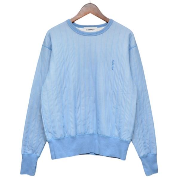 スウェット AMBUSH / 20AW/LOGO QUILTED SWEATSHIRT/1/GRY/BMBA001F20FAB0011000 AMBUSH（アンブッシュ） 【値下げ】AMBUSH 2020AW LOGO QUILTED