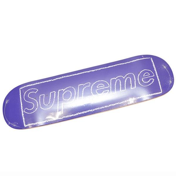 Supreme - supreme kaws skateboard deck デッキ 紫 Supreme KAWS Chalk Logo Skateboard (SS21) - $52