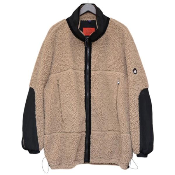 Yeti / フリースジャケット/L/ポリエステル/無地/YM43004 YETI（イエティ） オーバーサイズフリースジャケット YM43004 ベージュ