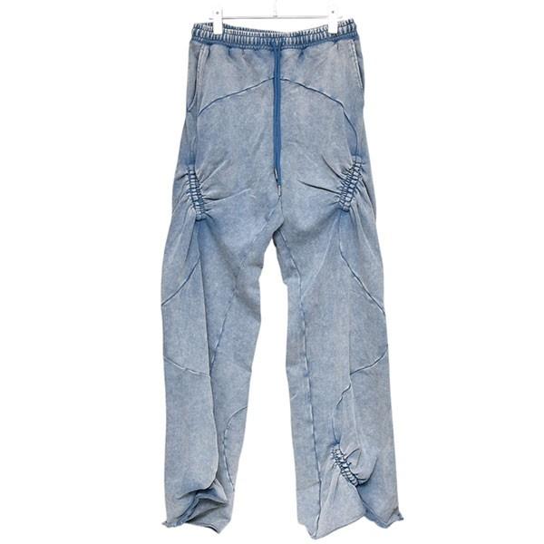 シュウマン SYUMAN． 2025SS Circle Sweat trousers スウェットパンツ 