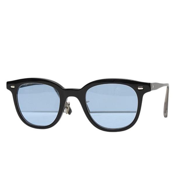 EYEVAN アイヴァン 7285 775 ウェリントン サングラス ブラック×ブルー 