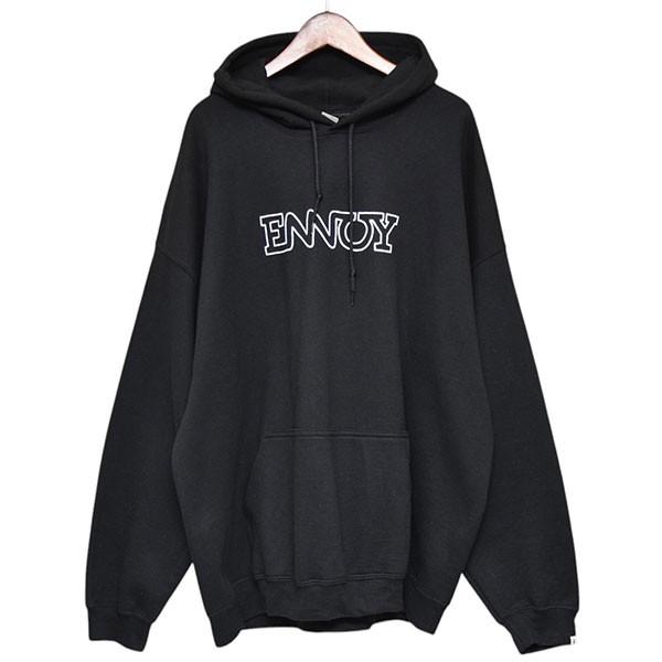 エンノイ ENNOY GILDAN Electric Logo Hoodie ロゴプリントパーカー  