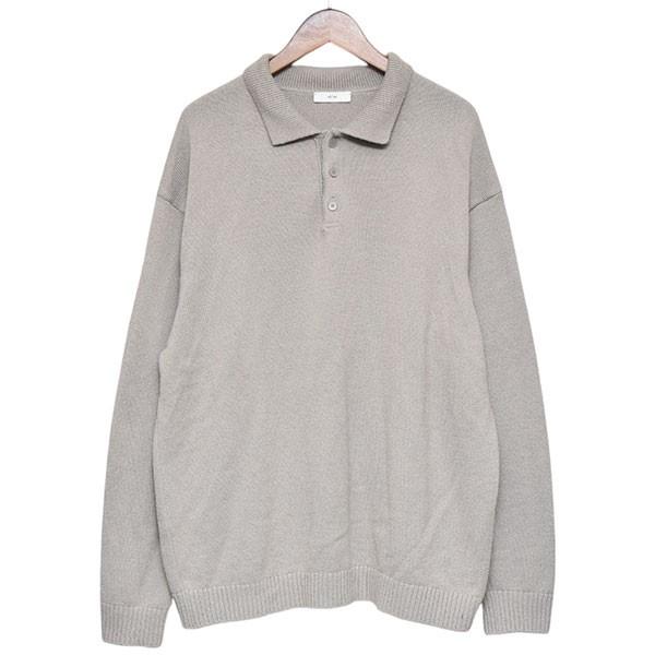 ATON エイトン 2022AW ALPACA WASHI POLO SWEATER アルパカ ATON エイトン 2022AW ALPACA WASHI POLO SWEATER アルパカ
