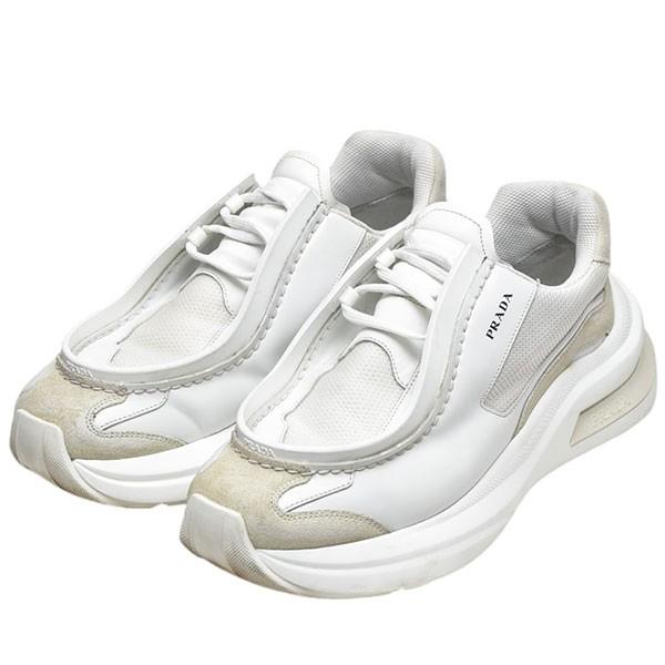 プラダ　Systeme ローカットスニーカー　2EG424 PRADA プラダ Systeme ローカットスニーカー 2EG424 ホワイト サイズ