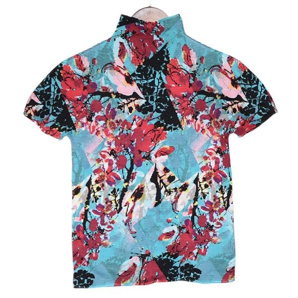 ISSEY MIYAKE me フラワープリント Tシャツ