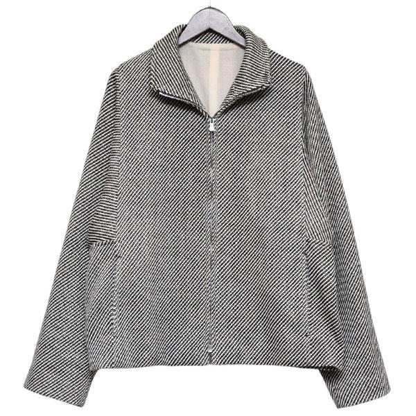 トップス IRENISA - MODIFIED SLEEVE SHIRT BLOUSON IRENISA】zip up. | IDIOME lab