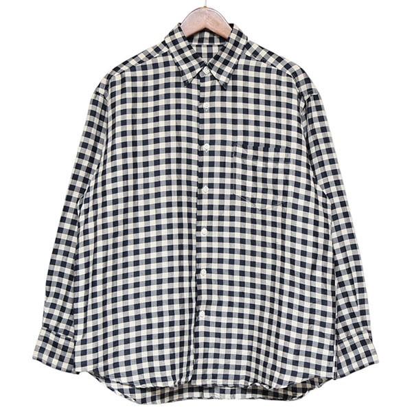 ANSNAM  aoyama別注バンドカラーシャツ i am dork ANSNAM river aoyama別注バンドカラーシャツ i am dork