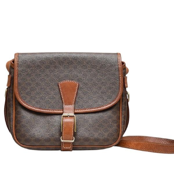 CELINE（セリーヌ） 【値下げ】CELINE マカダム柄フラップショルダー