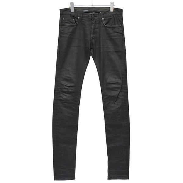 ディオールオム DIOR HOMME メンズ 30 ブラックデニム パンツ 美品 Dior HOMME ディオールオム Homme 2007-2008年 エディ期 コーティング