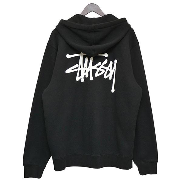 STUSSY / パーカー/XL/--/GRN/Z4000SZS20 STUSSY（ステューシー） stussy BASIC STUSSY ZIP HOODIE ロゴプリント