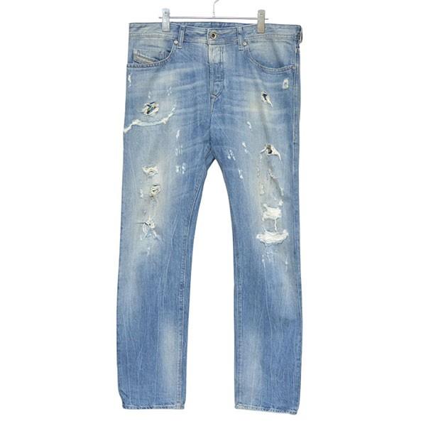 DIESEL（ディーゼル） DIESEL BUSTER クラッシュ加工デニムパンツ