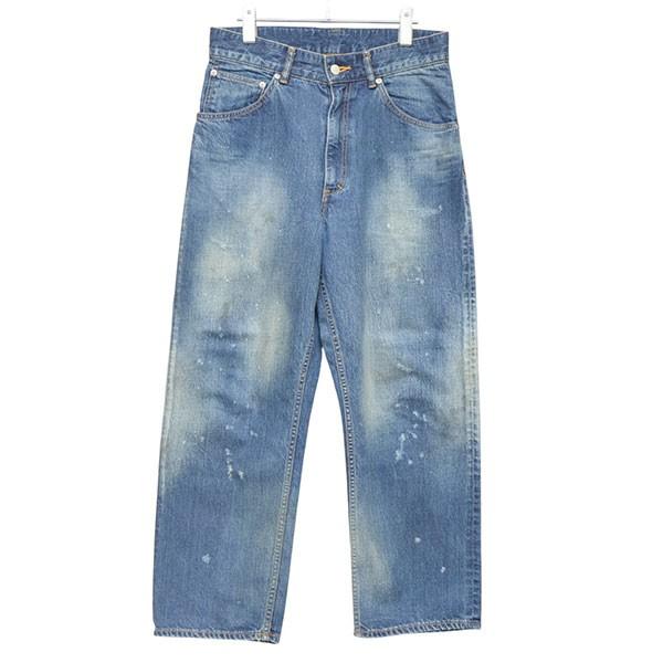 値下げ】ANCELLM Attic別注 EX STRAIGHT 5P DENIM PANTS バギーデニム