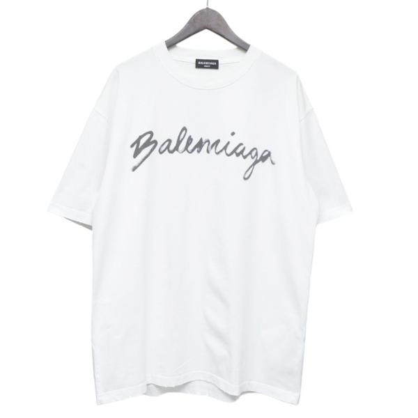 2022 BALENCIAGAバレンシアガ ペイント加工シャツ M kindal_8054000233540