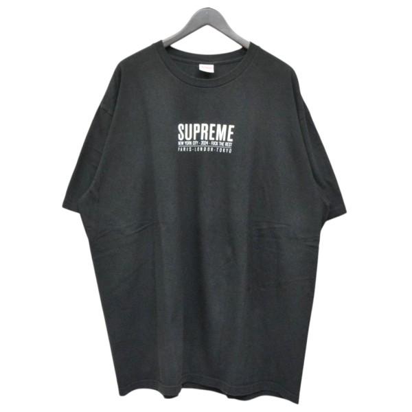 ビ*ビ様 SUPREME シュプリーム ブラック Tシャツ Lサイズ Paris Supreme（シュプリーム） Supreme 2024AW Paris Tee パリプリントT