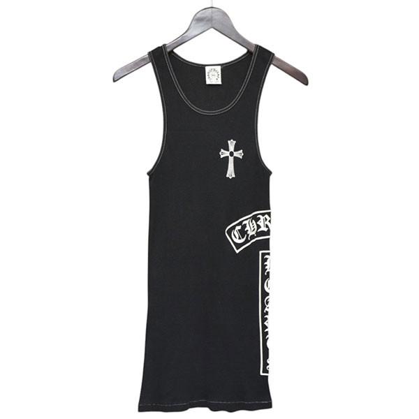 CHROME HEARTS（クロムハーツ） クロスプリントタンクトップ ブラック