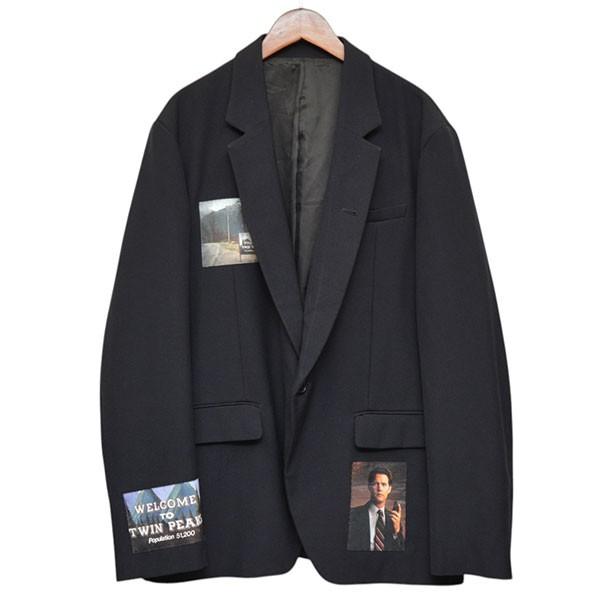 【値下げ】UNDERCOVER 2024AW Twin Peaks Patch Jacket テーラードジャケット UC2D4101-1 ネイビー サ