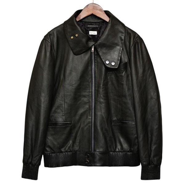 Paul smith ラムレザージャケット マルチパターン サイズM Paul Smith（ポール・スミス） ファーストライン ハイネック
