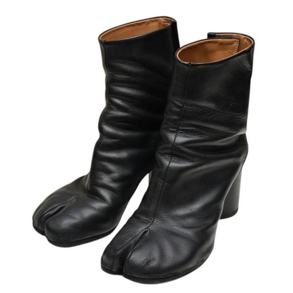 Maison Margielaタビブーツ 黒　ラバーマルジェラ　サイズ38 Maison Margiela（メゾンマルジェラ） Maison Margiela Tabi Boot