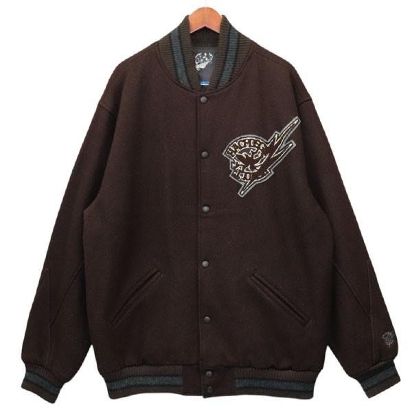 ブレス BREATH ウールスタジャン　スタジアムジャケット　ブルゾン ブラウン サイズ：表記なし