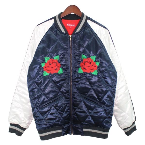 最終価格 supreme quilted satin bomber 13AW | www.ipec-barva.com