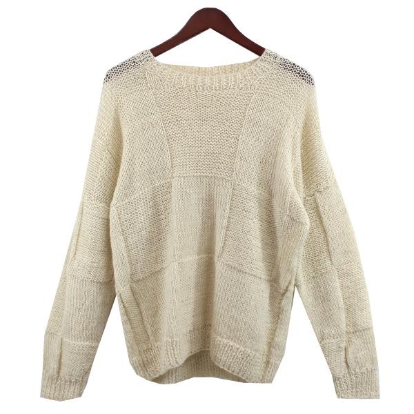 SEEALL 【値下げ】SEEALL 20AW Wool Silk Hand Made Knit ウールシルク 