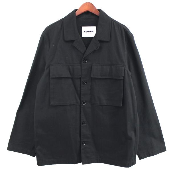 JIL SANDER レザーシャツジャケット 46