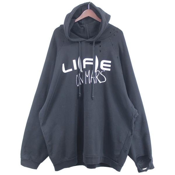 RAF SIMONS 【値下げ】RAF 20AW Oversized printed hoodie Life On 