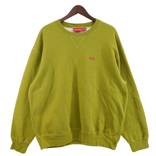 着用3回】SUPREME 23aw クルーネックスウェット ヘザーミント 着用3回】SUPREME 23aw クルーネックスウェット ヘザーミント