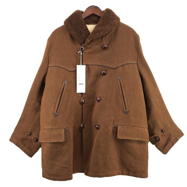 コモリ 20AW カナディアンコート / ムートンコンビヘンプジャケット コモリ 20AW カナディアンコート / ムートンコンビヘンプジャケット