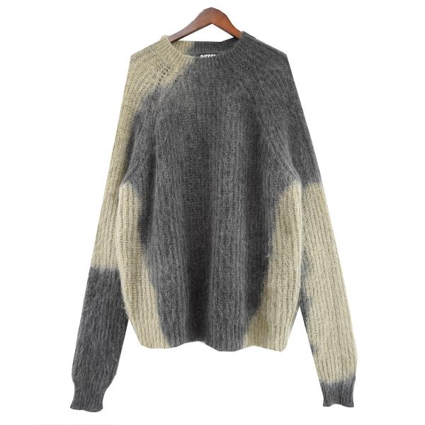 ディーゼル DIESEL モヘヤ ニット ウール モヘア グレー グラデーション DIESEL（ディーゼル） 【値下げ】DIESEL by Glenn Martens K-OSIMO