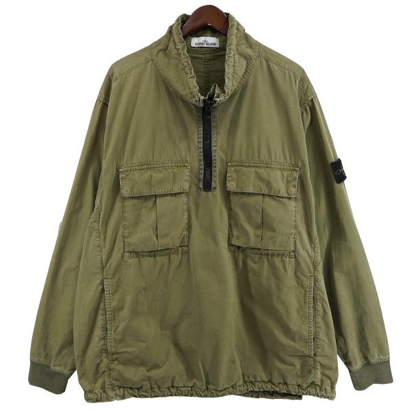 STONE ISLAND ストーンアイランド Over shirt ロゴ パッチ プル STONE ISLAND ストーンアイランド Over shirt ロゴ パッチ プル