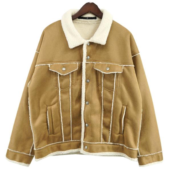 NO ID. ノーアイディー ID． フェイクムートンBIG-Gジャン ジャケット