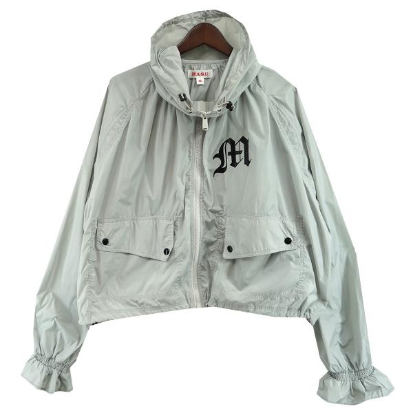 値下げ】MASU 23AW NYLON HOODED JACKET Mロゴ ナイロン フード