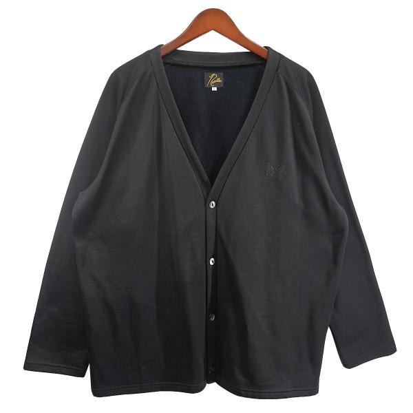 【未使用】Needles ブラック ジャージ カーディガン M Needles（ニードルス） ニードルズ Needles Cardigan - C／PE Bright